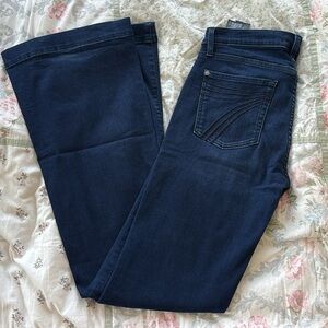 7 For All Mankind Dark Indigo Flare Jeans